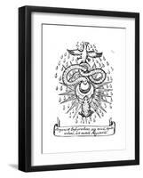 Alchemical Symbolism, 1652-null-Framed Giclee Print