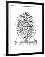 Alchemical Symbolism, 1652-null-Framed Giclee Print