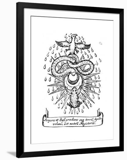 Alchemical Symbolism, 1652-null-Framed Giclee Print