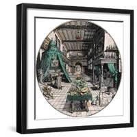 Alchemist's Laboratory, 1595-Hans Vredeman de Vries-Framed Giclee Print