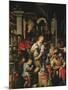 Alchemist's Workshop-Jan van der Straet-Mounted Art Print