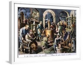 Alchemy: Laboratory-Joan Galle-Framed Giclee Print