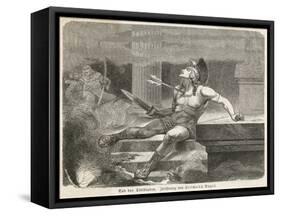 Alcibiades Assassinated-Hermann Vogel-Framed Stretched Canvas