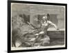 Alcibiades Assassinated-Hermann Vogel-Framed Art Print