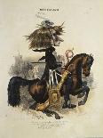 Caricature of George Sand circa 1848-Alcide Joseph Lorentz-Giclee Print