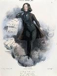 Caricature of George Sand circa 1848-Alcide Joseph Lorentz-Giclee Print