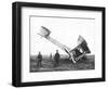 Alcock and Brown's Aeroplane after Completing the First Non-Stop Transatlantic Flight, 1919-null-Framed Giclee Print