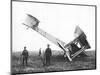 Alcock and Brown's Aeroplane after Completing the First Non-Stop Transatlantic Flight, 1919-null-Mounted Giclee Print