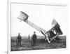 Alcock and Brown's Aeroplane after Completing the First Non-Stop Transatlantic Flight, 1919-null-Framed Giclee Print