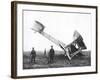 Alcock and Brown's Aeroplane after Completing the First Non-Stop Transatlantic Flight, 1919-null-Framed Giclee Print