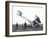 Alcock and Brown's Aeroplane after Completing the First Non-Stop Transatlantic Flight, 1919-null-Framed Giclee Print