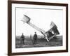 Alcock and Brown's Aeroplane after Completing the First Non-Stop Transatlantic Flight, 1919-null-Framed Giclee Print