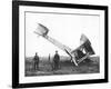 Alcock and Brown's Aeroplane after Completing the First Non-Stop Transatlantic Flight, 1919-null-Framed Giclee Print