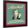 Alcohol Answer-Retrospoofs-Framed Poster