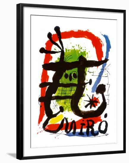 Alcohol de Menthe-Joan Miro-Framed Art Print