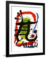 Alcohol de Menthe-Joan Miro-Framed Art Print