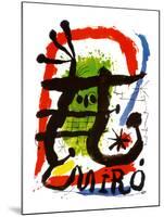 Alcohol de Menthe-Joan Miro-Mounted Art Print