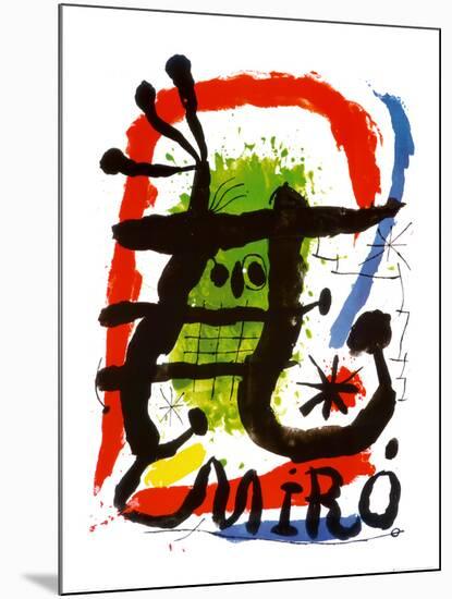 Alcohol de Menthe-Joan Miro-Mounted Art Print