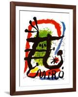 Alcohol de Menthe-Joan Miro-Framed Art Print