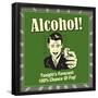 Alcohol Forecast-Retrospoofs-Framed Poster