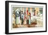 Alcoholism Is the Cause of Multiple Illnesses. an Alcohloic in a Hospital Bed Suffering the Miserie-null-Framed Giclee Print