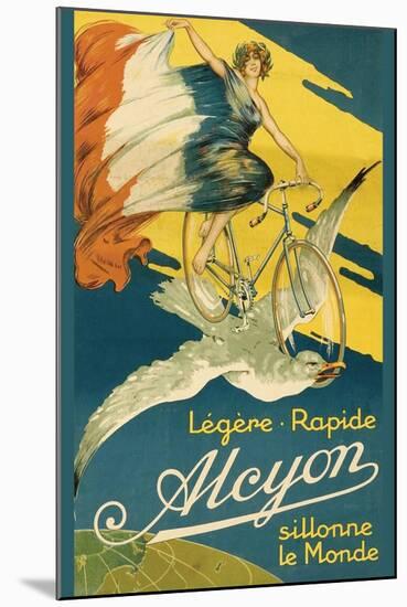 Alcyon Bicycles-null-Mounted Art Print