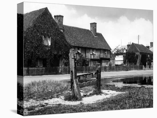 Aldbury Stocks-J. Chettlburgh-Stretched Canvas