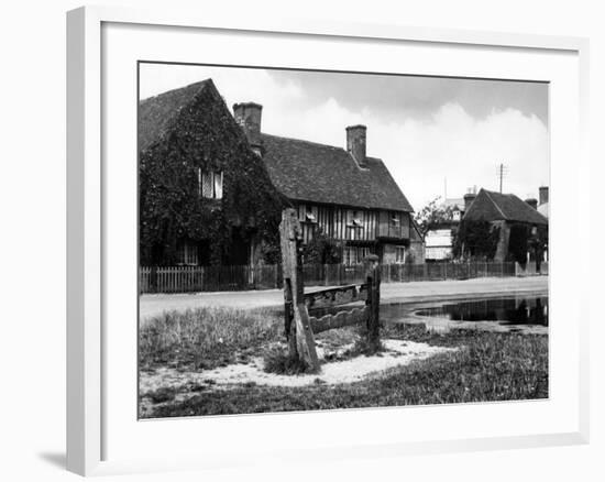 Aldbury Stocks-J. Chettlburgh-Framed Photographic Print