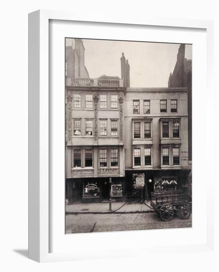 Aldersgate Street, City of London, 1879-Henry Dixon-Framed Giclee Print