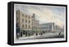 Aldersgate Street, City of London, C1830-Nathaniel Whittock-Framed Stretched Canvas