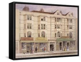 Aldersgate Street, London, 1851-Thomas Hosmer Shepherd-Framed Stretched Canvas