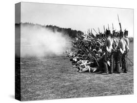 Aldershot Serrchlight Tattoo Rehearsal, 1932-Staff-Stretched Canvas