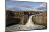 Aldeyjarfoss Waterfall on the Skjalfandafljot River, Thingeyjarsyslur, Iceland, August 2009-Bergmann-Mounted Photographic Print