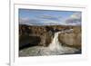 Aldeyjarfoss Waterfall on the Skjalfandafljot River, Thingeyjarsyslur, Iceland, August 2009-Bergmann-Framed Photographic Print