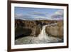 Aldeyjarfoss Waterfall on the Skjalfandafljot River, Thingeyjarsyslur, Iceland, August 2009-Bergmann-Framed Photographic Print