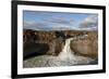 Aldeyjarfoss Waterfall on the Skjalfandafljot River, Thingeyjarsyslur, Iceland, August 2009-Bergmann-Framed Photographic Print