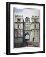 Aldgate, London, C1820-Frederick Nash-Framed Giclee Print