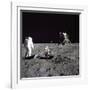 Aldrin Looks Back at Tranquility Base Photograph - Cape Canaveral, FL-Lantern Press-Framed Art Print