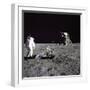 Aldrin Looks Back at Tranquility Base Photograph - Cape Canaveral, FL-Lantern Press-Framed Art Print