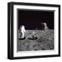 Aldrin Looks Back at Tranquility Base Photograph - Cape Canaveral, FL-Lantern Press-Framed Art Print