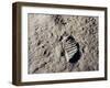 Aldrin's Footprint on the Moon, 1969-null-Framed Giclee Print