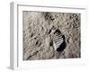 Aldrin's Footprint on the Moon, 1969-null-Framed Giclee Print