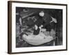 Aldwych Tube Station Used as a Shelter During the London Blitz-null-Framed Photographic Print