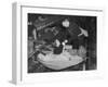 Aldwych Tube Station Used as a Shelter During the London Blitz-null-Framed Photographic Print