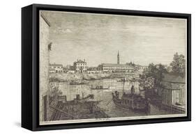 Ale Porte Del Dolo, C.1744-Canaletto-Framed Stretched Canvas