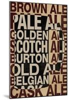 Ale Types-null-Mounted Poster