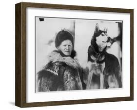 Alec Allan Scotsman Best Known for Training Sled-Dogs for Work and Racing-null-Framed Art Print