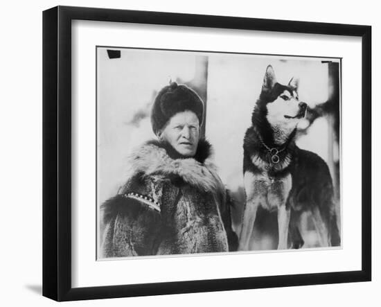 Alec Allan Scotsman Best Known for Training Sled-Dogs for Work and Racing-null-Framed Art Print