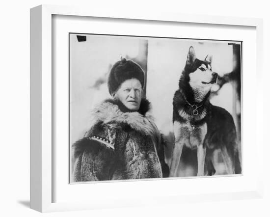 Alec Allan Scotsman Best Known for Training Sled-Dogs for Work and Racing-null-Framed Art Print