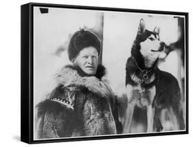 Alec Allan Scotsman Best Known for Training Sled-Dogs for Work and Racing-null-Framed Stretched Canvas